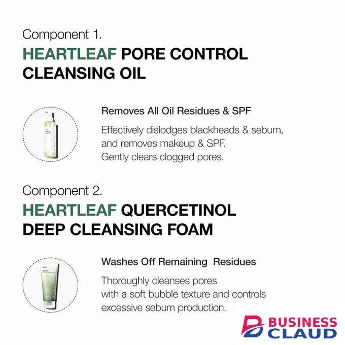 Anua Sebum Care Set with Chemical Exfoliant for Oily Skin (Cleansing Oil + Foam + BHA Toner + TXA Serum), Face wash, niacinamide serum