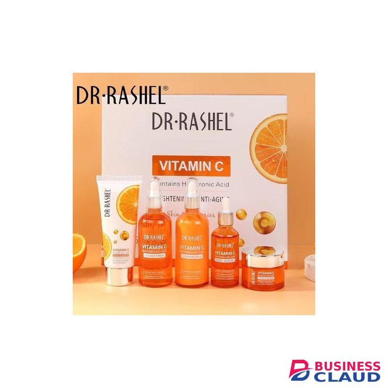 Dr. Rashel 5 in 1 Vitamin C Brightening and Anti-aging Skincare Set