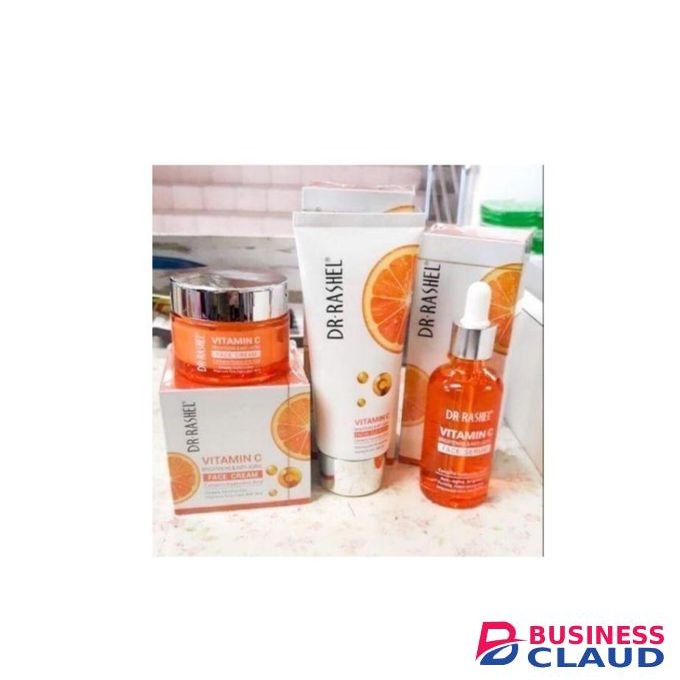 DR RASHEL Vitamin C face cleanser , serum &face cream