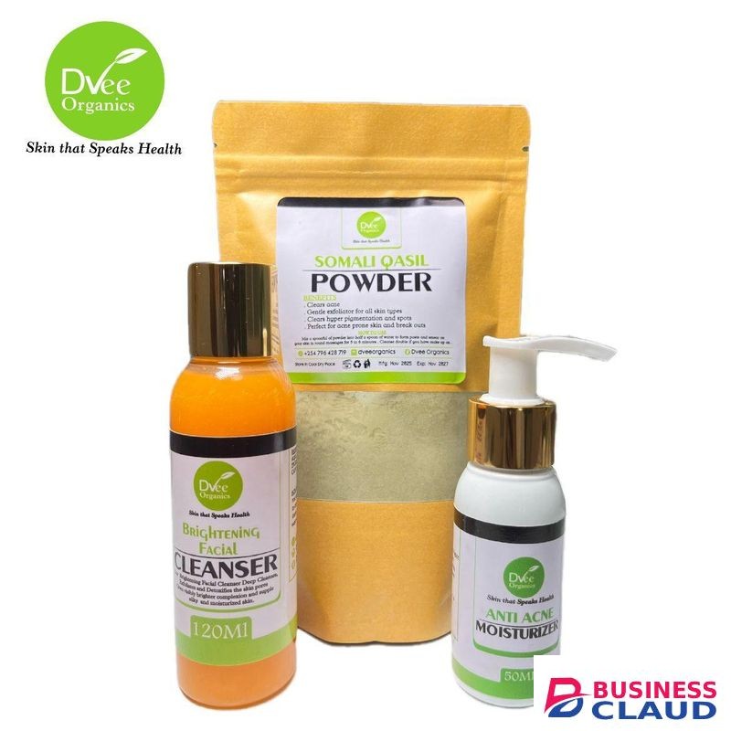 Dvee Organics Beginners Package - Simple Skincare Routine for Starters for Exfoliating and Moisturizing Benefits