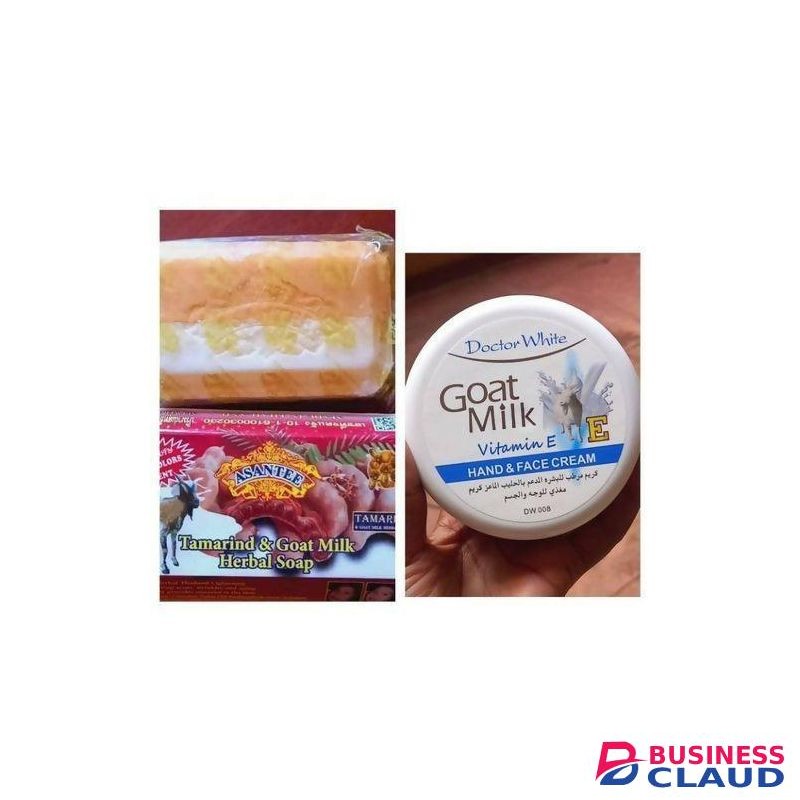 Doctor White Goatmilk Cream + Asantee Tamarind Goat Milk Soap