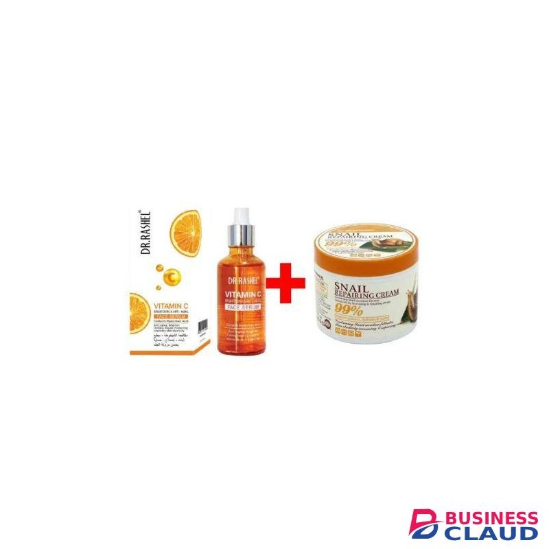 Dr. Rashel Face Serum And Snail Repairing Cream