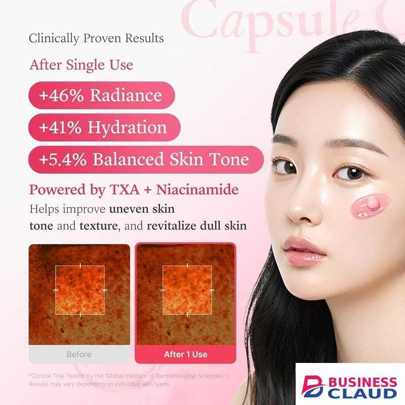 Medicube PDRN Pink Peptide Serum + TXA Niacinamide Capsule Cream Advanced Recovery and Brightening Set for Skin Volume Tone Uniformity and Deep Cellular Nourishment