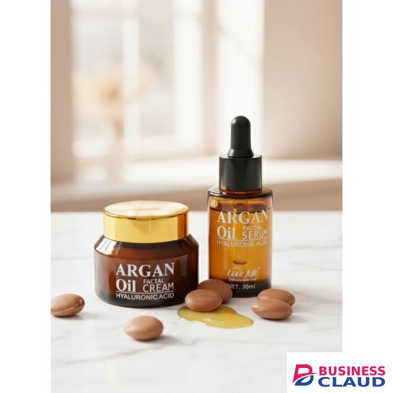 Argan Oil Facial Set serum and cream