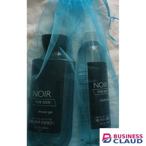 Bath Works Noir for men shower gel 2 in 1 set +free gift bag