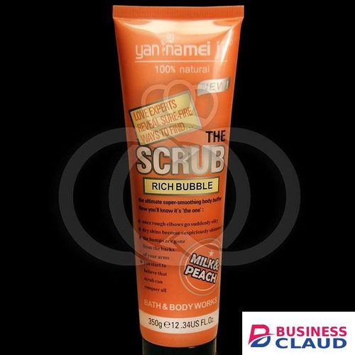 Yan Namei Ji The Scrub, Rich& Bubble Milk & Peach Body Scrub - 350g
