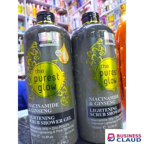 Purest Niacinamide & Ginseng Lightening Scrub Shower Gel