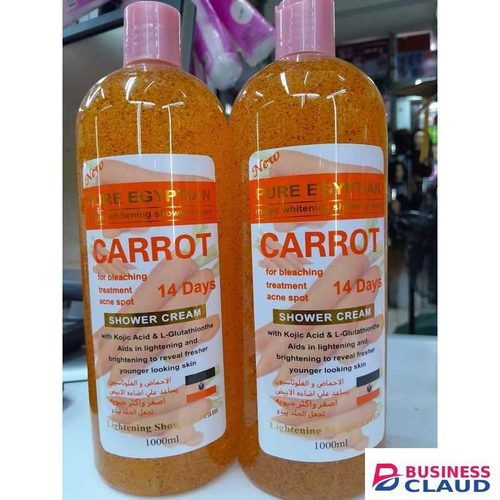 Pure Egyptian Carrot Magic Whing & Lightening With Kojic Acid & Glutathione Shower Cream Gel