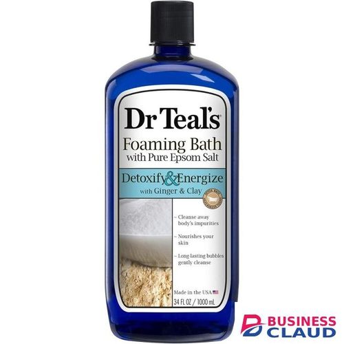 Dr Teal'S Foaming Bath Detoxify & Energize with Ginger & Clay- 1000ml
