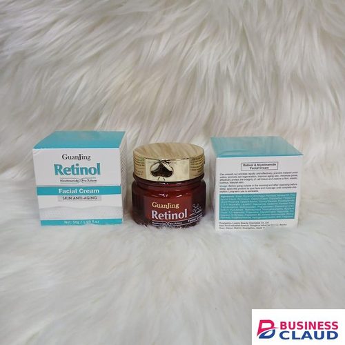 Guanjing Retinol Anti-Aging Facial Cream With Niacinamide. Removes Wrinkles & Moisturizes