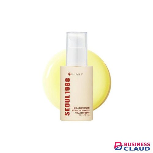 K - SECRET SEOUL 1988 Retinal Serum â€“ Formulated with Advanced Retinal Liposome 2% and 58% Black Ginseng Extract , Fine Lines and Skin Texture Care Serum ,Korean Skincare, 30ml