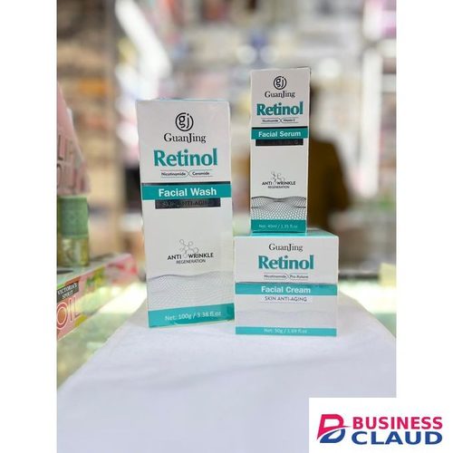 Guanjing 3-IN-1 Retinol Facial Cream, Facial Wash, Facial Wash