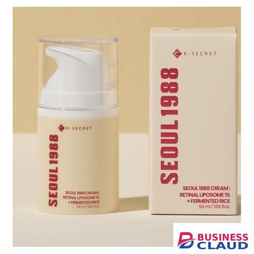 K - SECRET SEOUL 1988 Anti-Ageing Cream, 1% Retinal Liposome, Fermented Rice