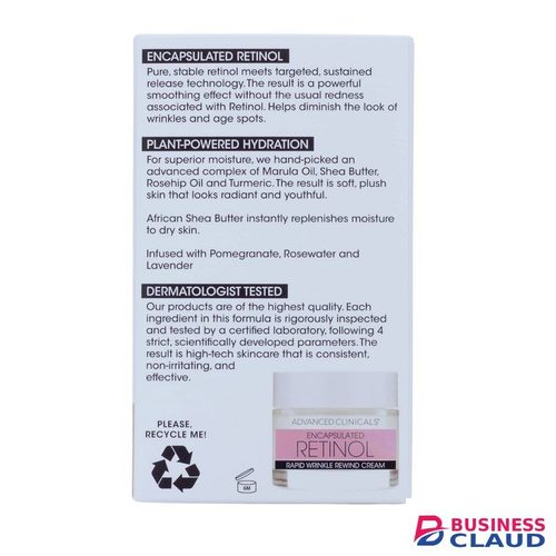 Advanced clinicals Encapsulated Retinol Rapid Wrinkle Rewind Cream