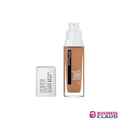 Maybelline SuperStay 30H Active Wear Foundation, 30 Hour Long-Lasting Liquid Foundation, Lightweight Feel, Water, Sweat and Transfer Resistant - 56 TOFFEE, 30ml