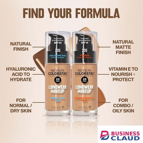 Revlon ColorStay™ Longwear Makeup for Combination/Oily Skin, SPF 15, Hickory 020