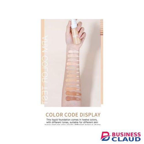 Maxfine Waterproof Matte Liquid Foundation Long-Lasting Makeup-09