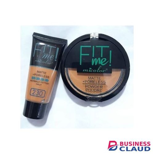 Micolor 2 In 1 Fit Me Matte Poreless Powder & Liquid Foundation