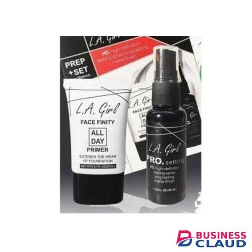 L.A. Girl PREP SET face finity All day primer + pro setting spray