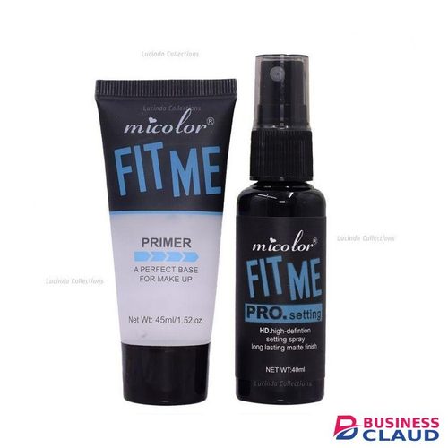 Micolor 2 In 1 Fit Me Primer + Pro. Setting Spray Fixer Matte Makeup