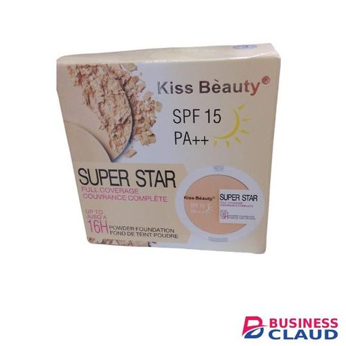 Kiss Beauty Super Star Full Coverage Powder Foundation SPF15 PA++ - 16H Wear
