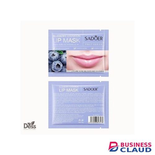 SADOER Natural Fruit Extract Lip Mask Beauty Health Moisturizing Avocado Orange B Blueberry Lightening Dark Skin Beauty Health