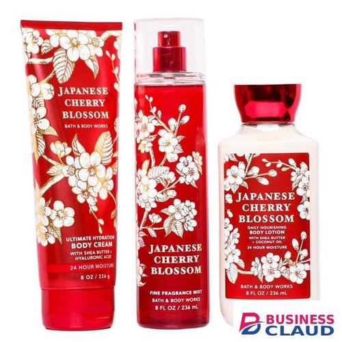 Bath And Body Works JAPANESE CHERRY BLOSSOM SET