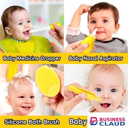 Flushrenic Baby Health and Beauty Kit, Newborn Health and Beauty Kit, Portable Baby Safety Care Kit, Newborn Baby Essential Kit, 13 in 1 Baby Electric Nail Clipper Kit, Newborn Parenting Health Kit, Suitable for Newborns
