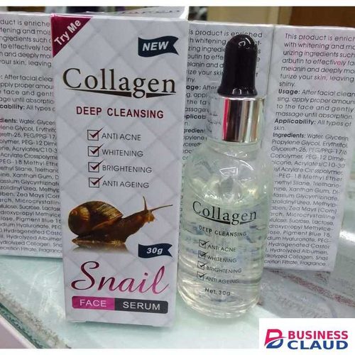 Collagen Snail Face Serum, Whing, Brightening,Anti -Acne and Anti-aging