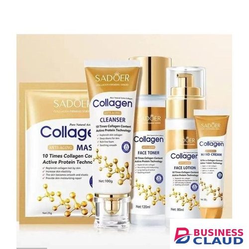 SADOER COLLAGEN GLOWING SKINCARE SET/SKINCARE ROUTINE BASICS