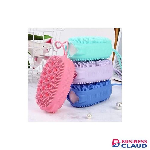 Bubble Bath Brush, Silicone Bath Body Brush,Ultra-Soft Scrubber for Shower Exfoliating, Body Brush for Unisex Good for Health Beauty (Multicolour, Pack of 2)