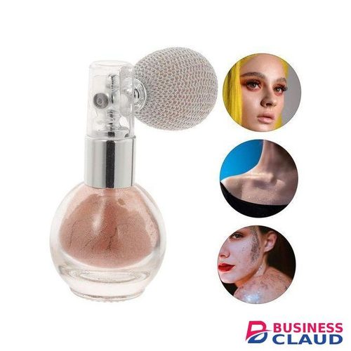 Body Glitter Spray Highlighter Powder Spray Glitter Shimmer Sparkle High Gloss Makeup Glitter Body Spray for Hair Face and Body Cosmetic