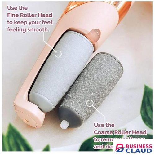 Pedi Callus Remover with Extra Grinder Tool Beauty Plus Electric Foot File for Smooth, Soft, and Healthy feet