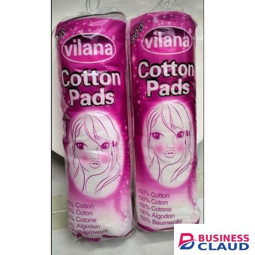 Vilana ForPro Professional Collection Premium Cotton Rounds, 100% Cotton, Non-Tearing, Lint-Free, for Cosmetic, Nail, and Personal Use, 2.25"