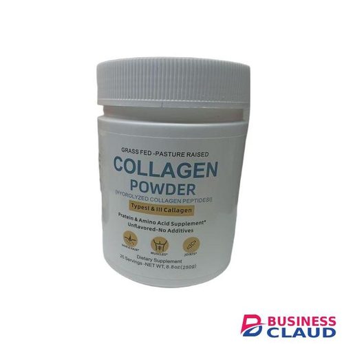 Organic Collagen Powder Grass Fed-Pasture Raised Hydrolyzed Collagen Peptides Types I & III Collagen Protein & Amino Acid Supplement Unflavored-No Additives