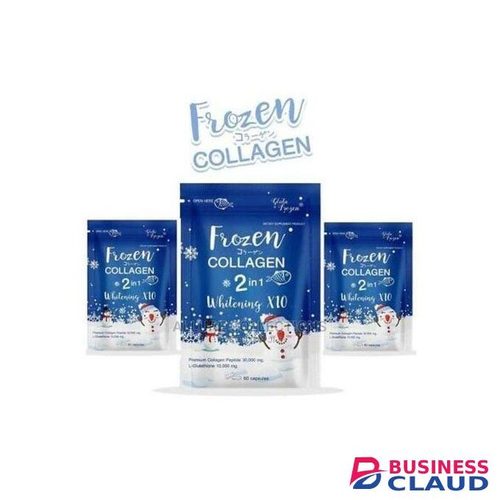 Frozen Collagen 2 In1 X10 Whing Gluta Intense Supplements-60Capsules