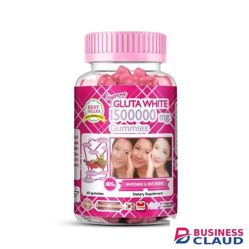 Premium Beauty Gummies with Glutathione 1500000 mg & Collagen - Wrinkle-Free, Clear Skin & Healthy Nails