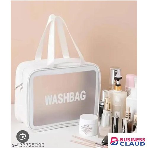 3 in 1 Waterproof Cosmetics and Wash Bags for Travel Home Bathroom – Durable, Spacious, Lightweight Organizer for Makeup Toiletries Skincare Accessories with Easy Carry