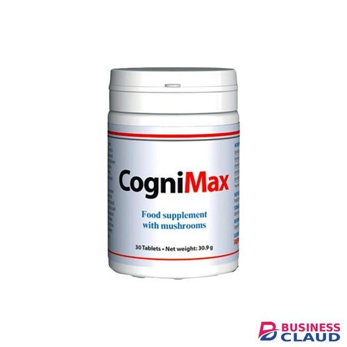 Cogni Max food supplement with mushrooms design for brain function and cognitive support