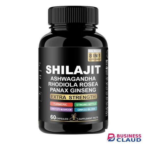 Organic Shilajit 8 In 1 Extra Strength Supplement For Enhanced Vitality Energy And Cognitive Focus