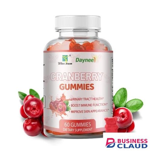 Organic Cranberry Gummies 60 Gummies Dietary Supplement Powerful Urinary Tract Support Immune Defense And Skin Health Boost In Great Tasting Gummies