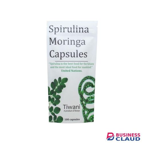 Tiwani Spirulina Moringa Capsules 100Caps