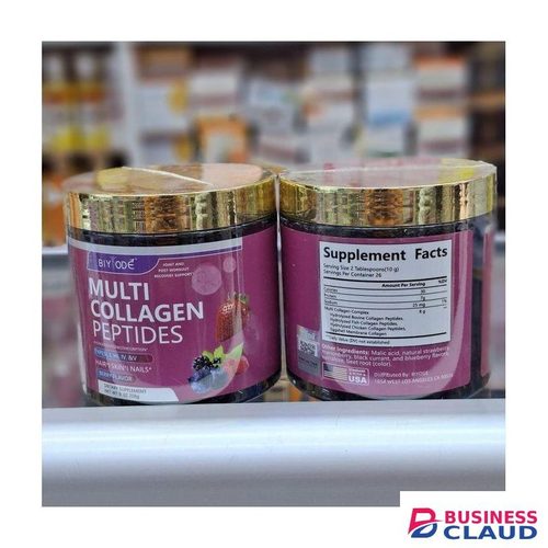Biyode Multi Collagen Peptides: Glowing, firmer skin Stronger hair & nails Joint support & reduced stiffness Better bone strength Improved muscle recovery Gut support