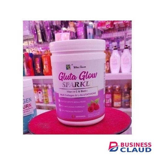 Gluta Sparkle Powder Skin Whing & Anti-Aging Supplement Vitamin C, Biotin, Collagen, Glutathione