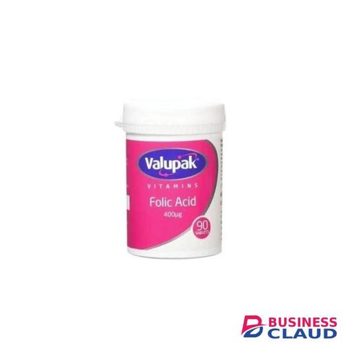 Folic Acid 400µg – Supports Pregnancy, Fertility, Red Blood Cells, and Baby’s Neural Growth – Essential Daily B9 for Women’s Health