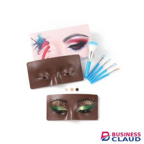 Reusable Realistic 3D Silicon Face Makeup Dummy MAKEUP PRACTICE BOARD BEAUTY STUDENT PRO-MUA LEARNER BEGINNERS Beauty Academy Training Practice Face Eyelash Brows Makeup Face Mask Eyeshadow