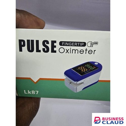 Fingertip Oximeter with SpO2, Pulse Rate, Plethysmograph, Perfusion Index, and LED Display for Continuous Health Tracking