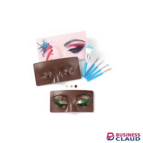 Reusable Realistic 3D Silicon Face Makeup Dummy MAKEUP PRACTICE BOARD Light BEAUTY STUDENT PRO-MUA LEARNER BEGINNERS Beauty Academy Training Practice Face Eyelash Brows Makeup Face Mask Eyeshadow