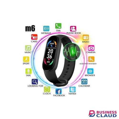 Smartwatch Bracelet Fitness Tracker Health Monitor Clock with free extra strap