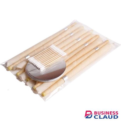 10 pcs Ear Wax Candle, Ear Wax Organic Ear Candle, Natural Beeswax Candle Cone Therapeutic Reduces Tinnitus and Eliminates Health Ear Care Treatment